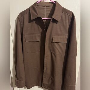 Hart Schaffner Marx Brown Shirt Shacket Men’s L